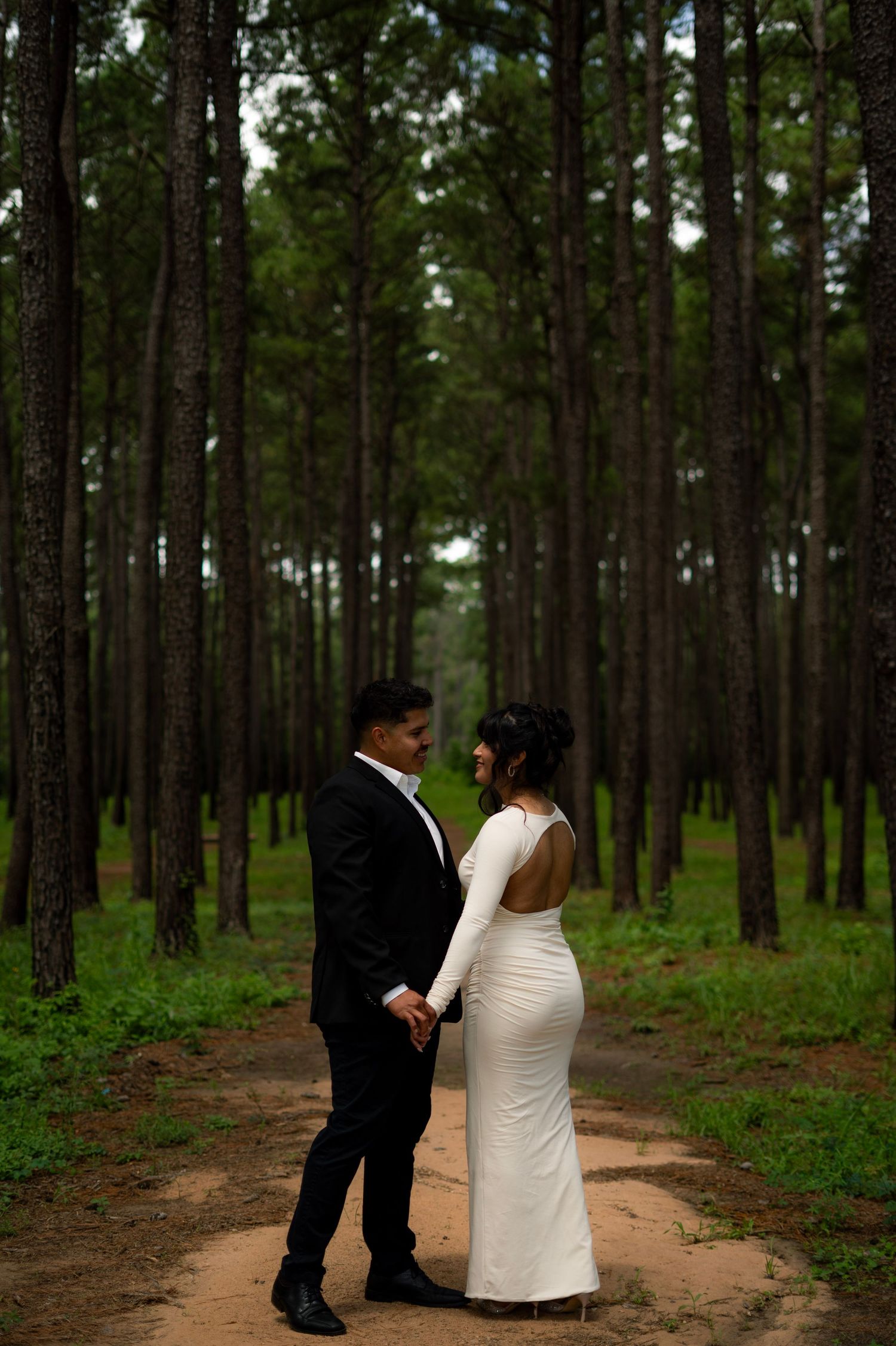 Engagement session outdoors in Houston, TX. Natural light, candid moments, lifestyle photography, timeless documenting, couple photography.
