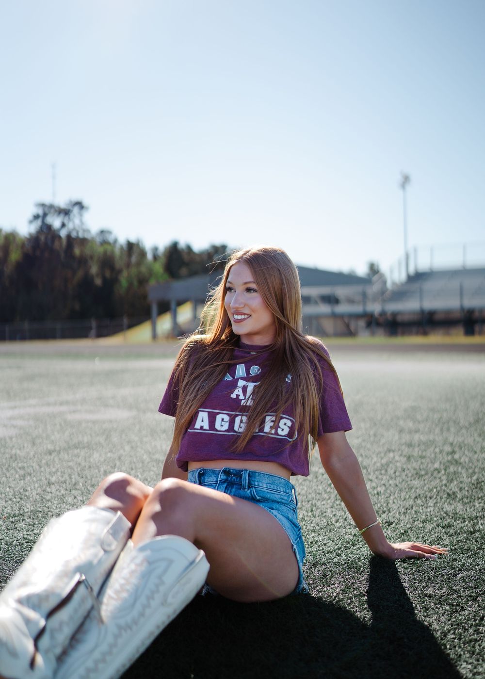Senior session at Caney Creek High School. Natural light, candid moments, lifestyle photography, graduation photography, senior photography.