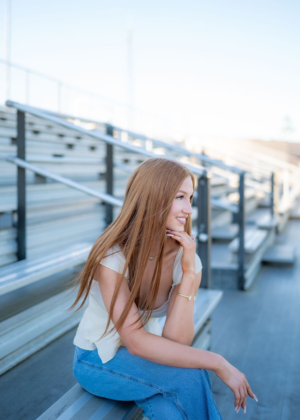 Senior session at Caney Creek High School. Natural light, candid moments, lifestyle photography, graduation photography, senior photography.