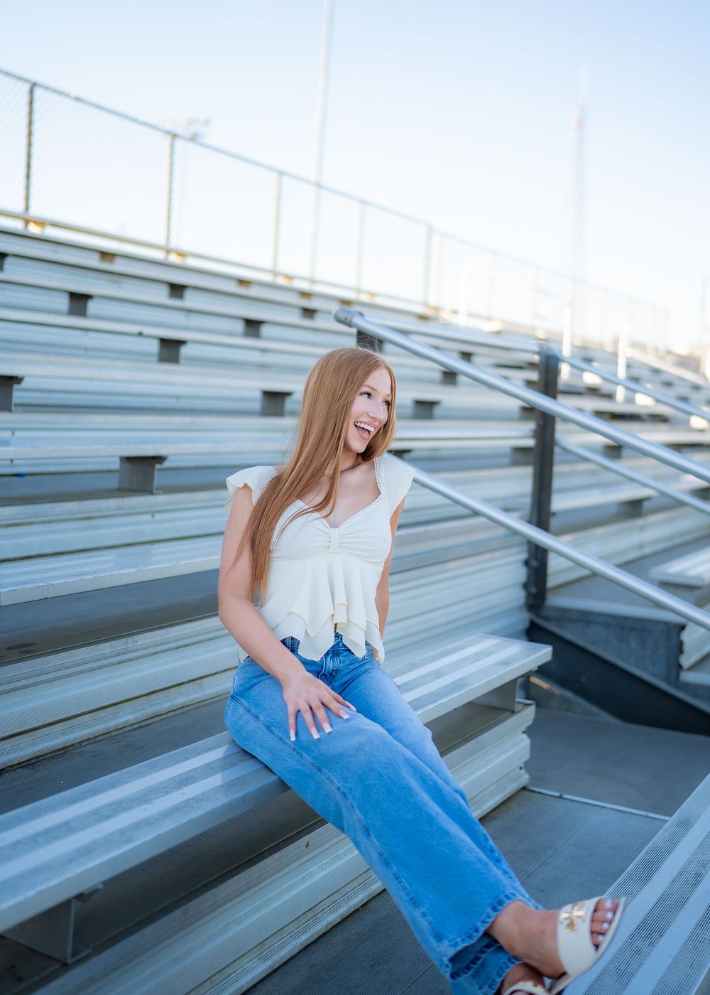 Senior session at Caney Creek High School. Natural light, candid moments, lifestyle photography, graduation photography, senior photography.