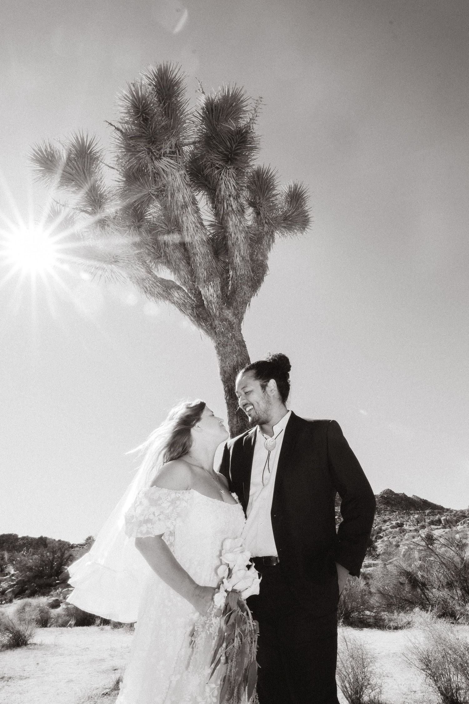Joshua Tree National Park in Southern California wedding