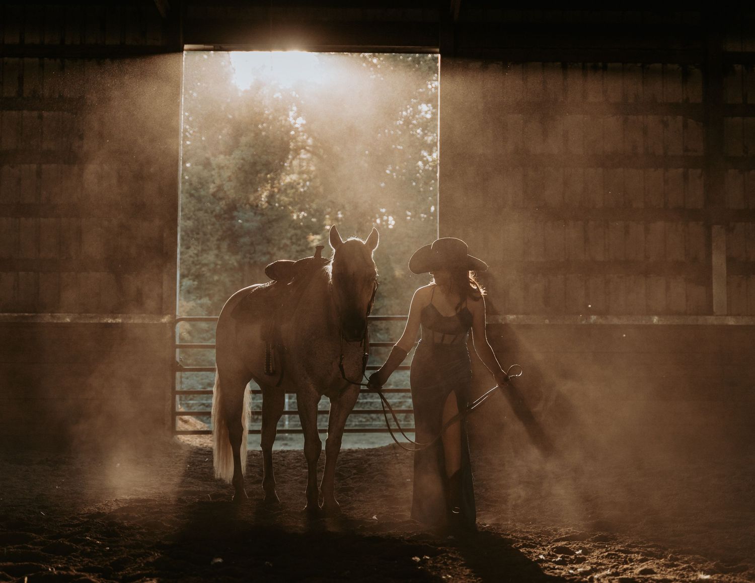 Just a girl and her horse doing what they do best. Making magic and living life.
