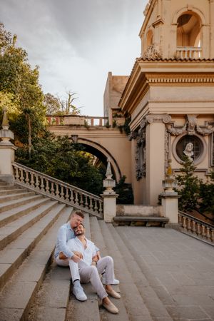 Montjuïc Barcelona proposal photographer capturing LGBTQ+ love