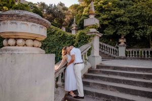 Barcelona love story photoshoot at Montjuïc
