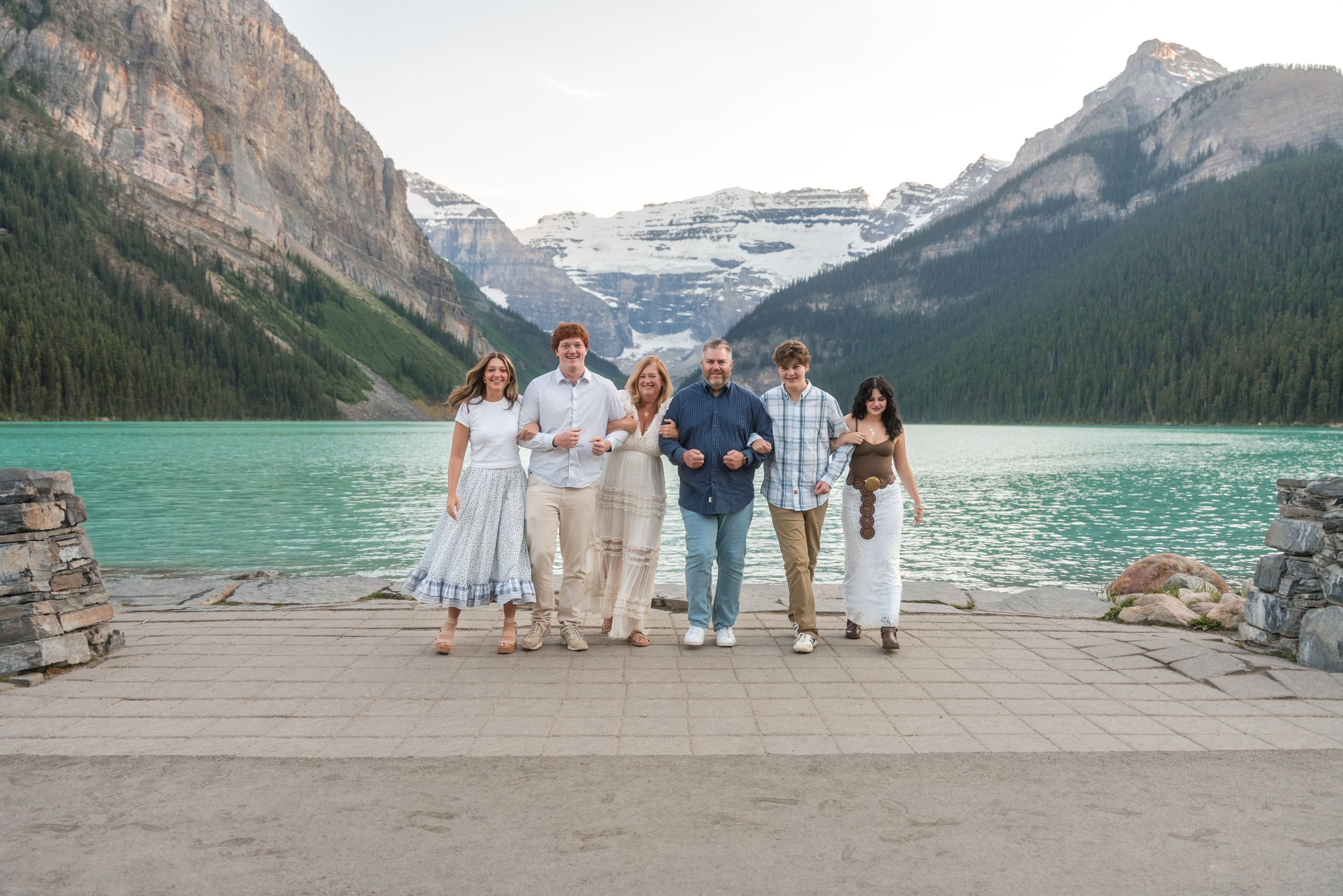 Family Lake Louise Banff National Park
