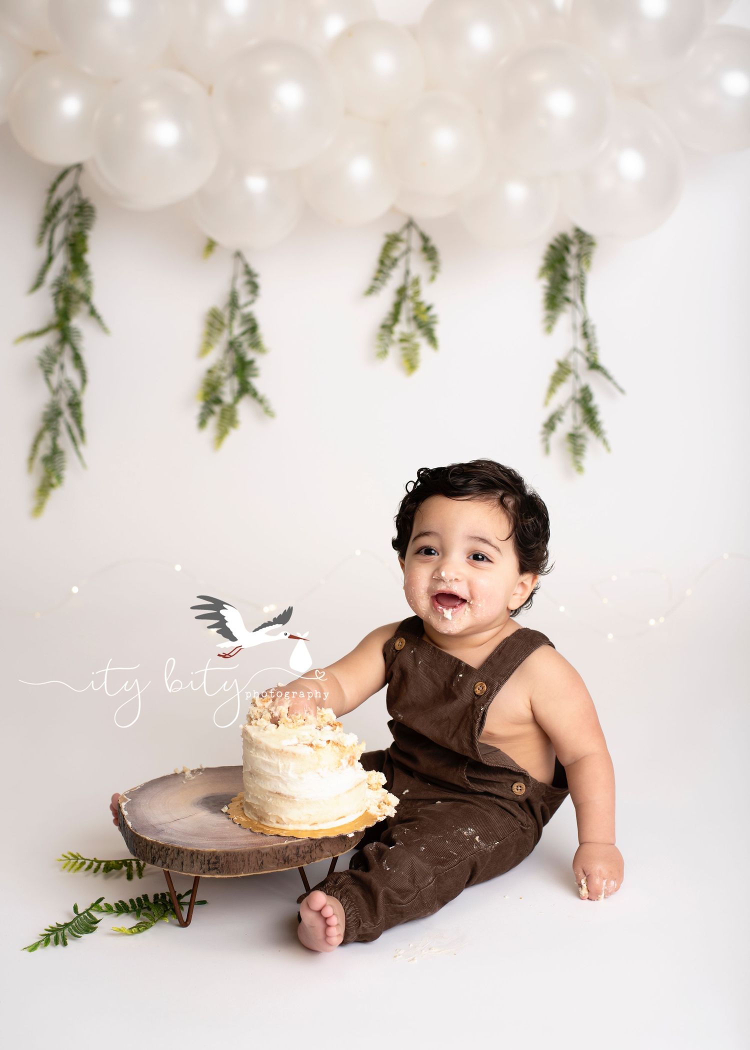 Akron One Year Cake Smash Photographer Yummy Cake Smiles Near Me
