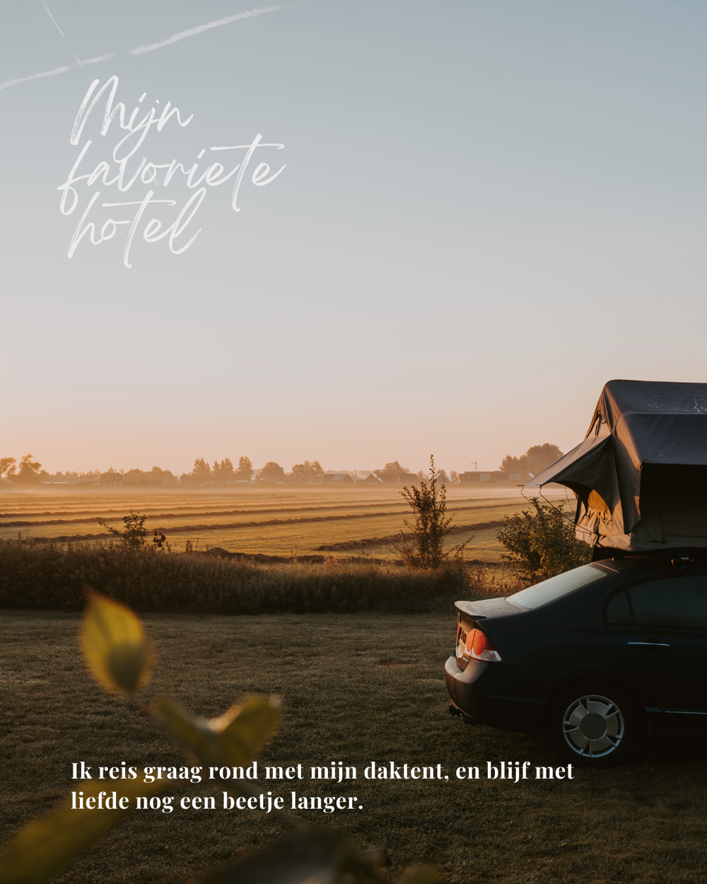 Daktent, avontuur. Trouwfotograaf Friesland, Trouwfotograaf Noord-Holland, Trouwfotograaf Drenthe, Trouwfotograaf Groningen