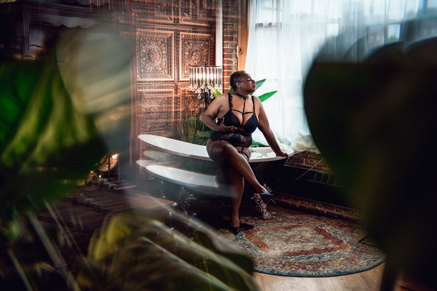 Embrace confidence and laughter in our inclusive boudoir sessions - Boudies by Katie May Clicks