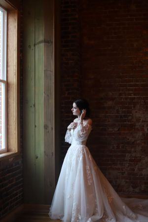 moody and elegant bride
