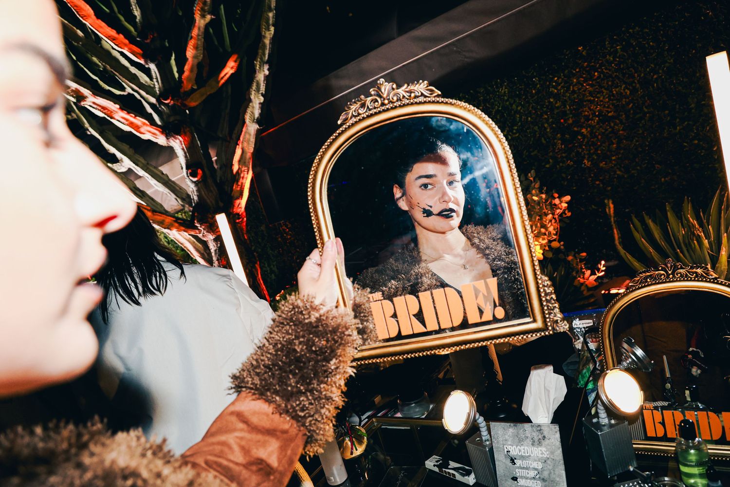Warner Bros. The Bride! influencer event in Los Angeles, CA. Influencers and content creators gathered to enjoy the film and take photos.
