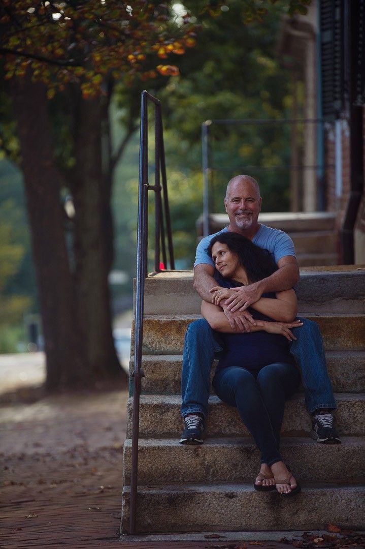 Romantic anniversary couples portrait captured by Houston couples photographer