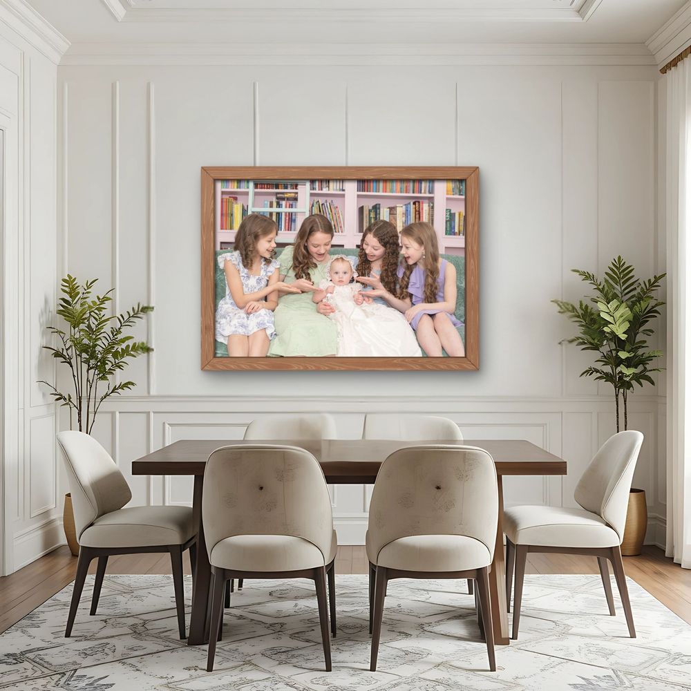 family wall art in river oaks Houston Texas.