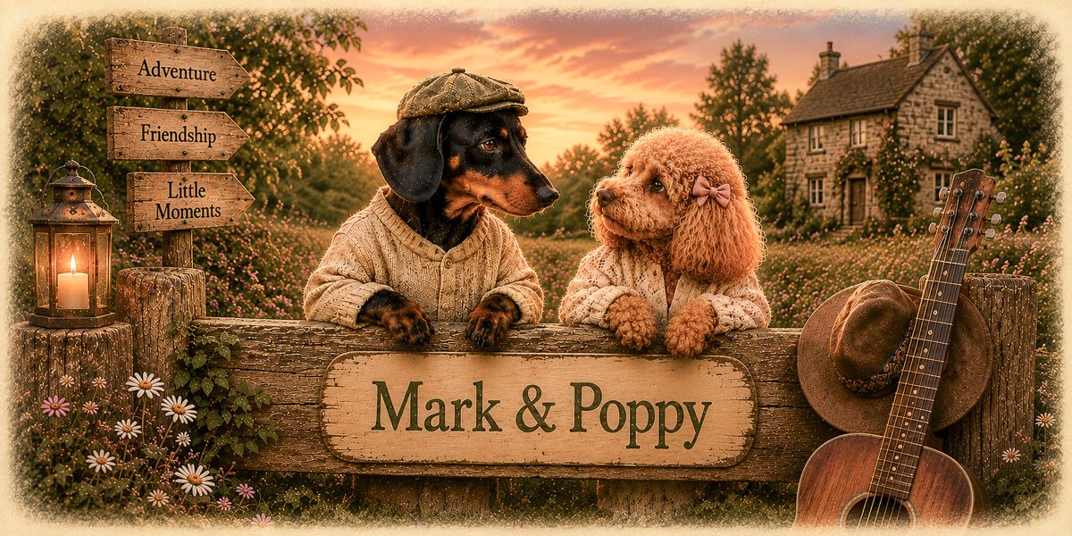 The Story of Mark & Poppy, by Love Lane Designs.