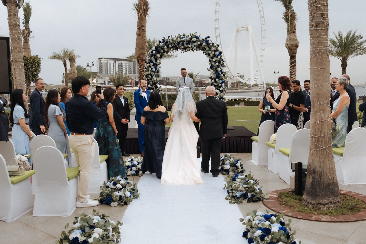 Wedding ceremony in Dubai captured for 360 immersive videography
