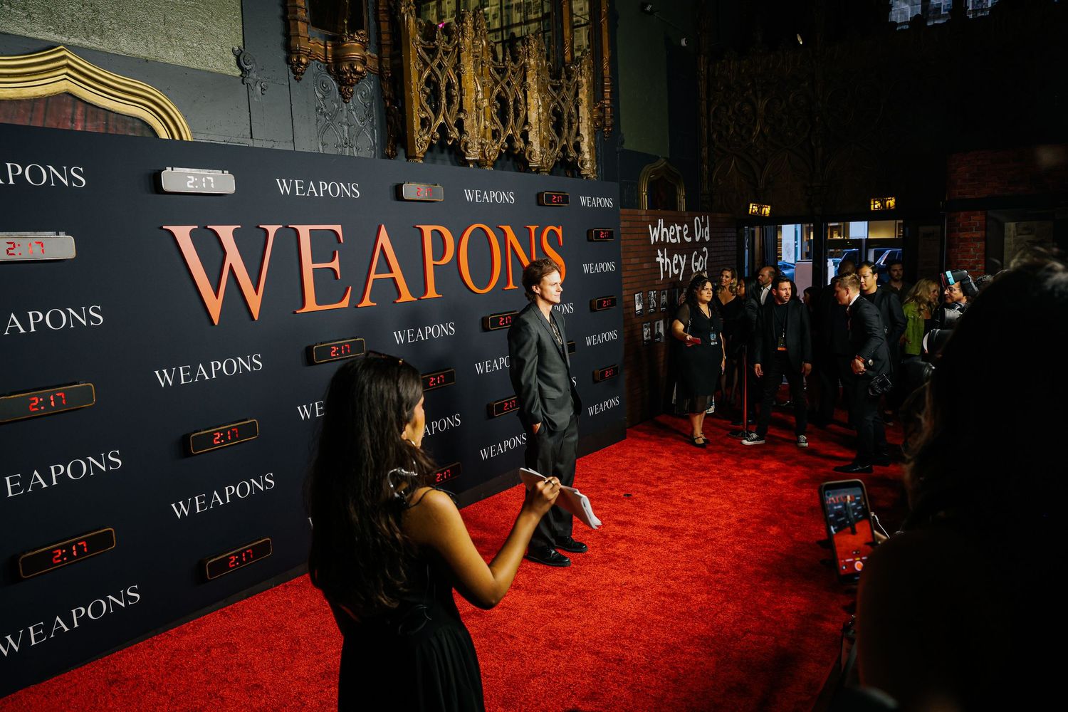 Weapons movie world premiere at The United Theatre on Broadway in Los Angeles.