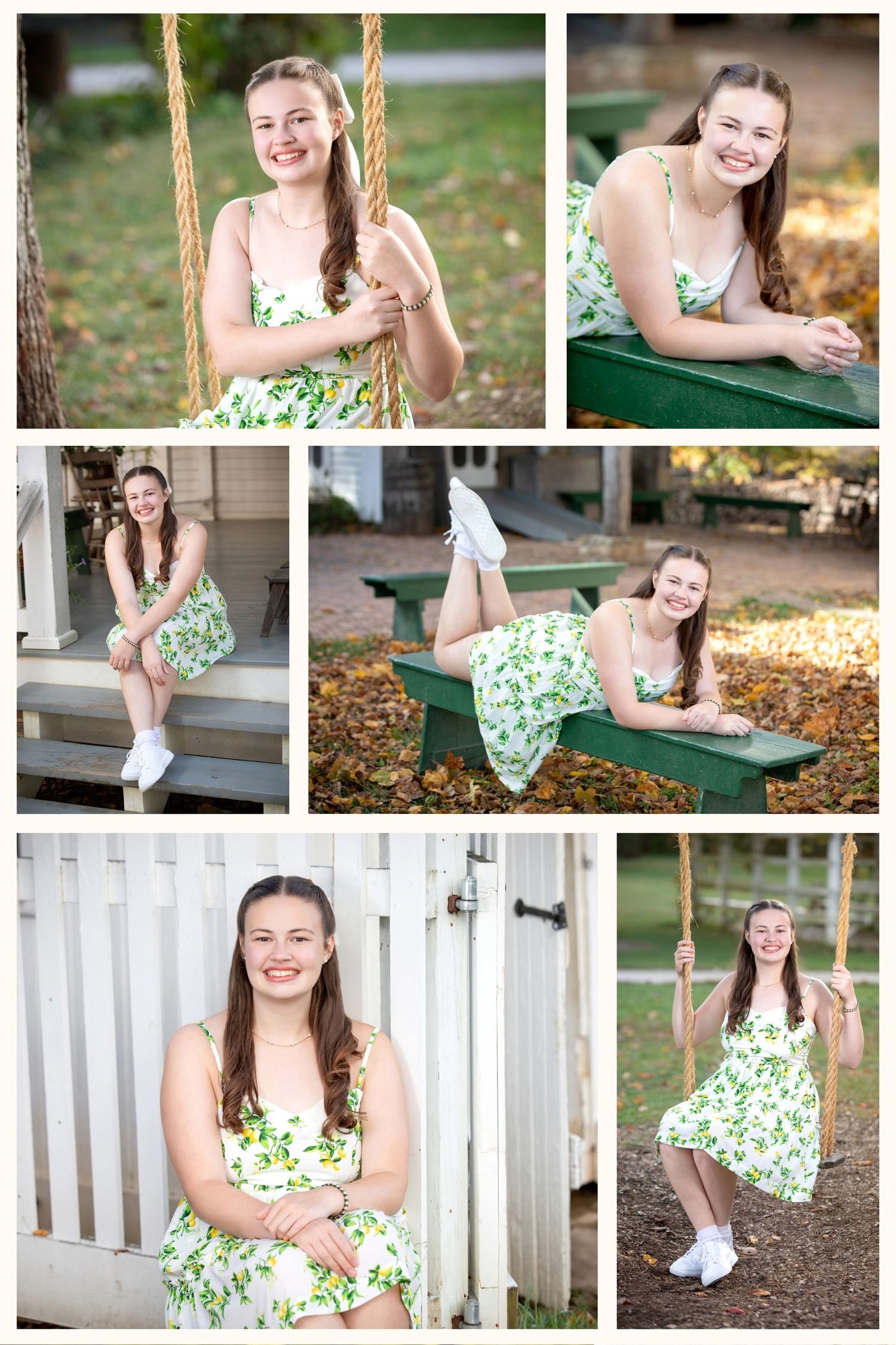Columbus Ohio senior photographer capturing Olentangy Berlin senior portraits with swings, barns, and fall scenery at Slate Run Metro Park