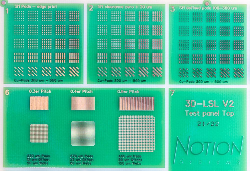 Close up of printed circuit board showing fine detail