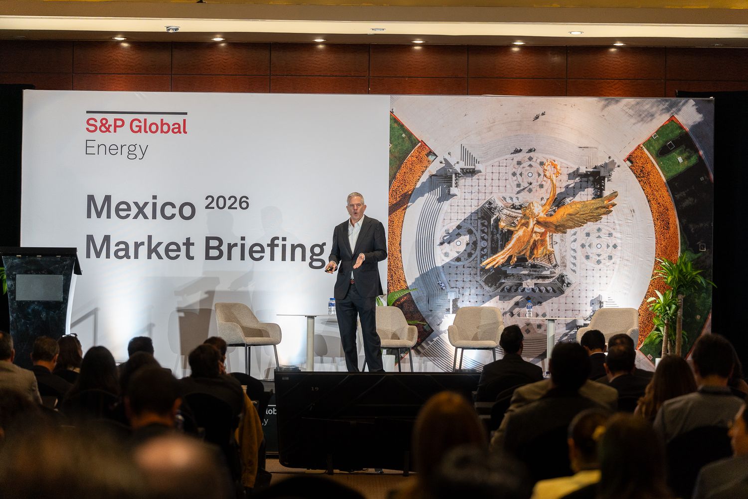 Speaker durante conferencia del Mexico Market Briefing de S&P Global Energy