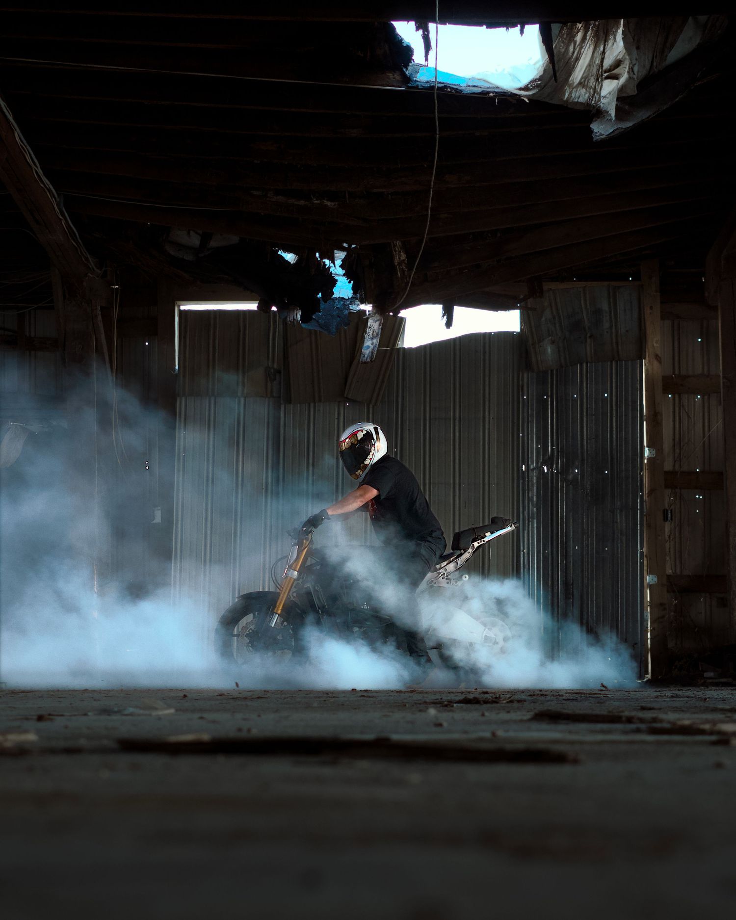 Motorcycle Burnout