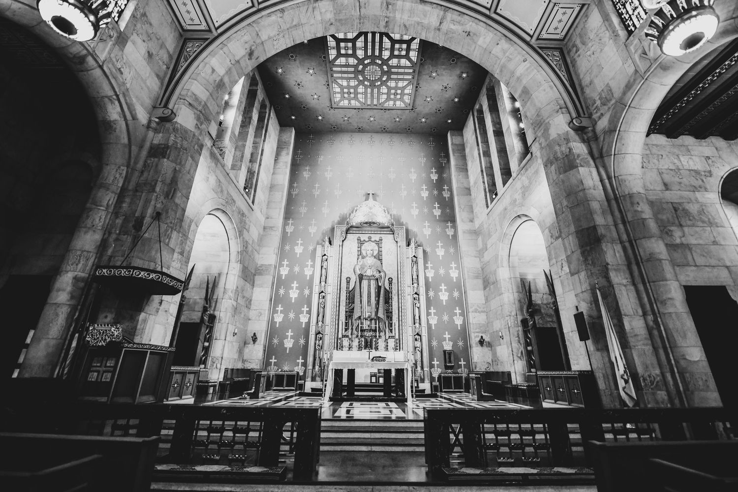 Dallas wedding photographer capturing elegant black-tie newlywed portraits
