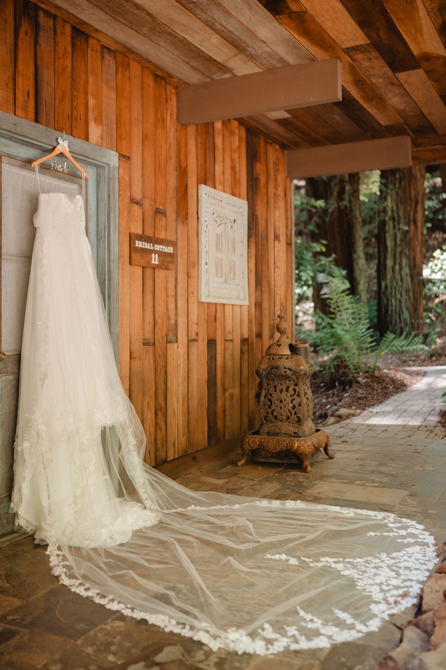 forest wedding dress