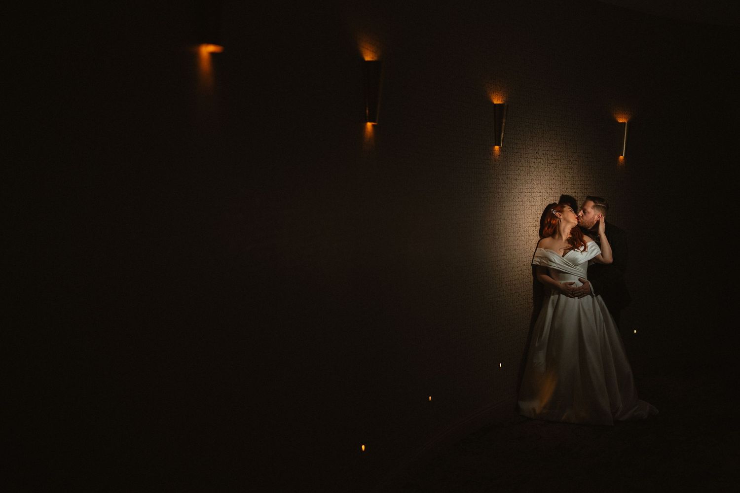 Relaxed wedding portrait captured by McGlade Photography and Film