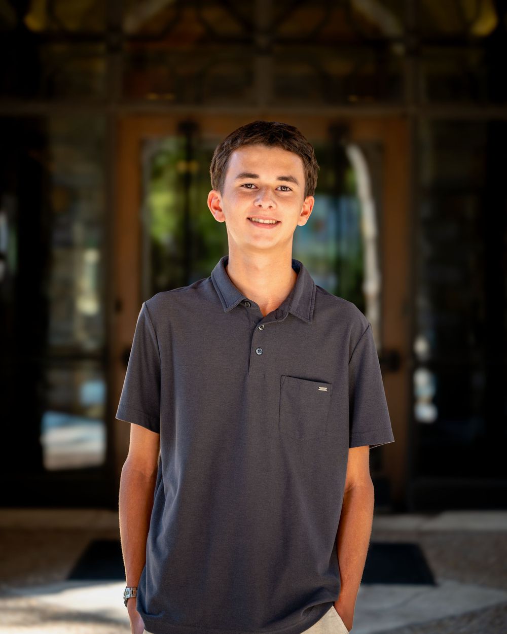 Kansas City senior portrait session setting by Jen Welker Photographer