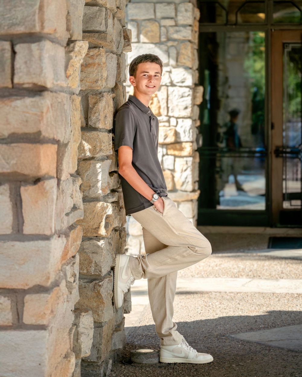 Kansas City senior portrait session setting by Jen Welker Photographer