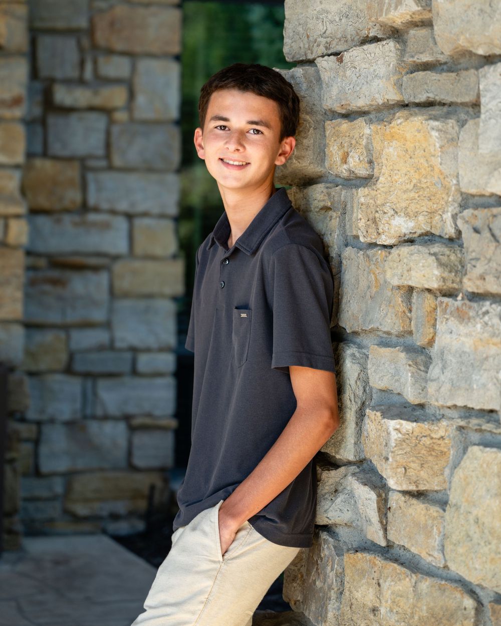 Kansas City senior portrait session setting by Jen Welker Photographer