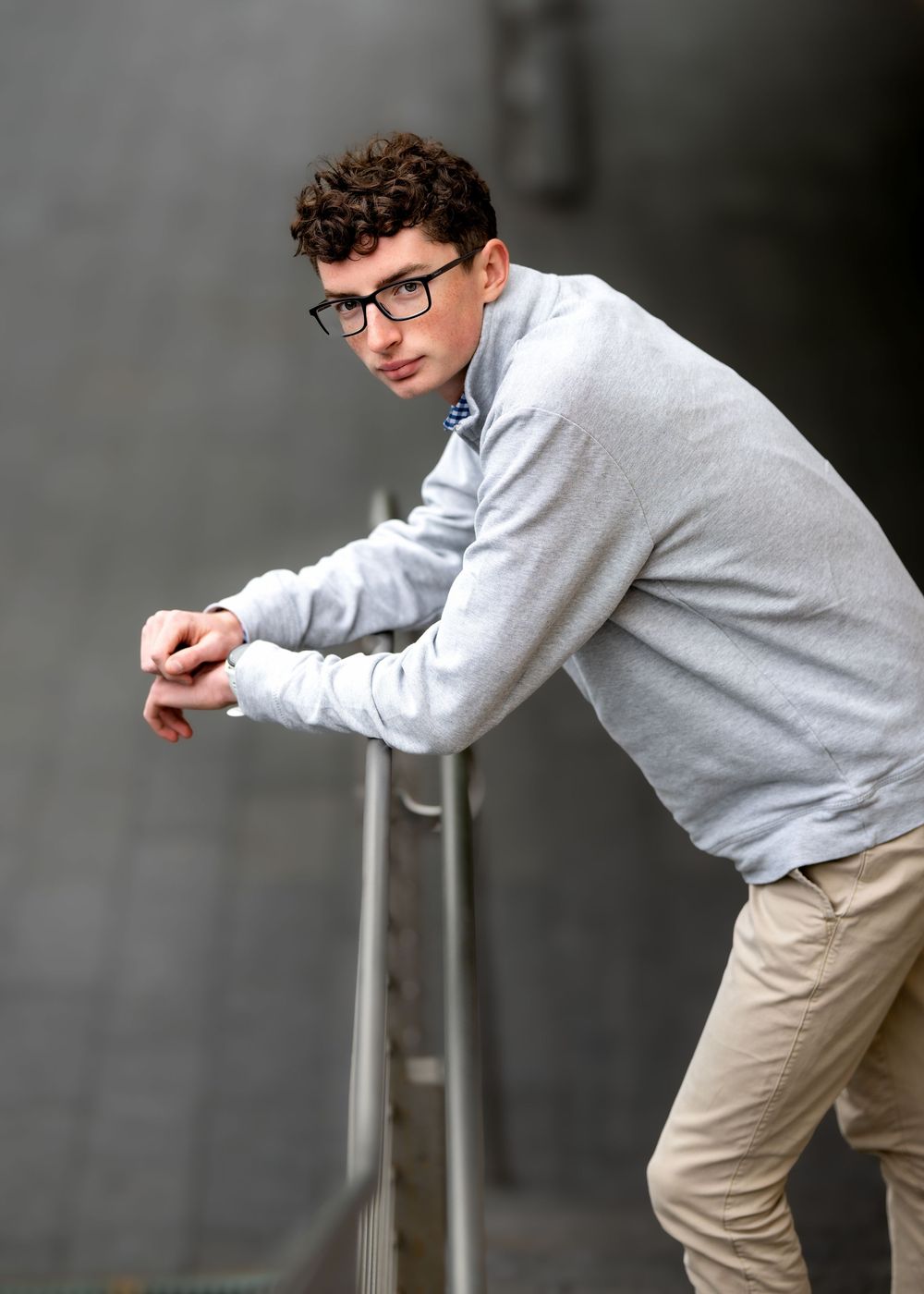 Kansas City senior portrait session setting by Jen Welker Photographer