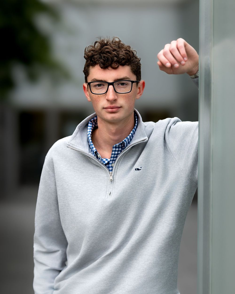 Kansas City senior portrait session setting by Jen Welker Photographer