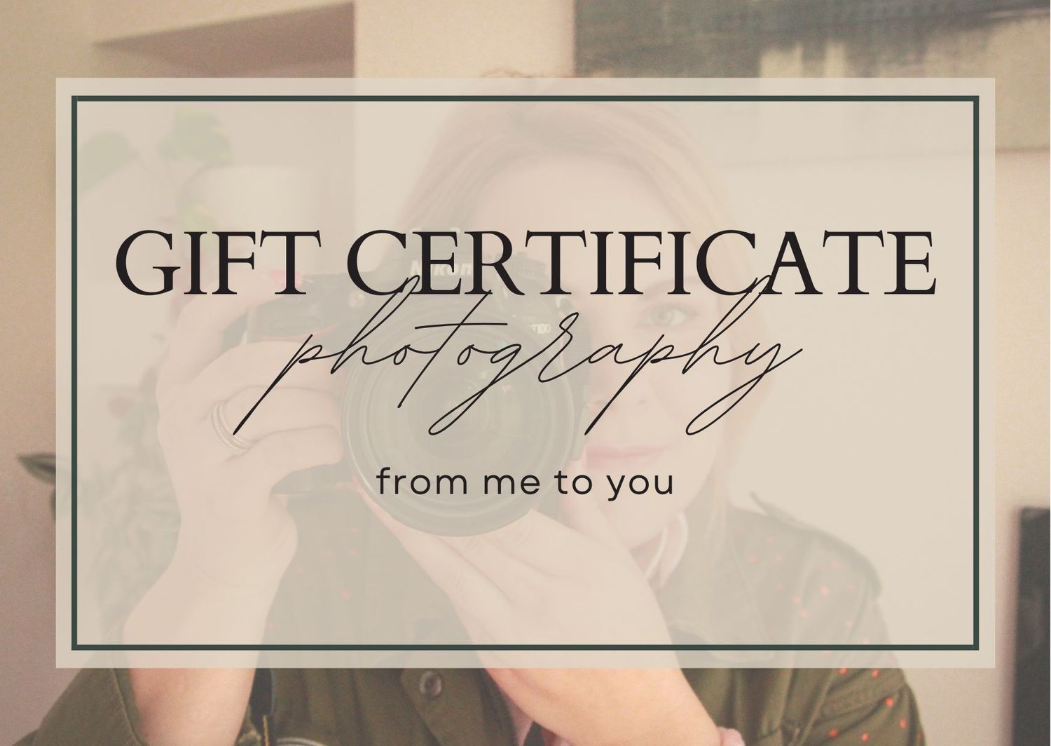 Gift certificate