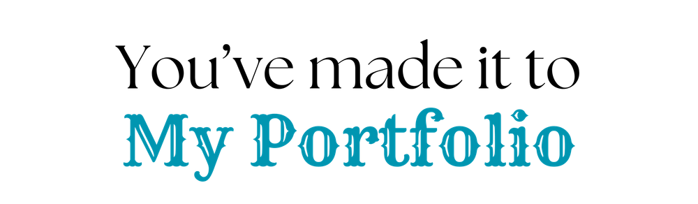 You've made it to my portfolio