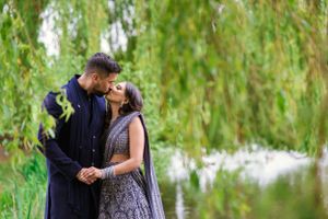 deeply loving partners expressing their love after an anand karaj in london. capturing all their potent emotions