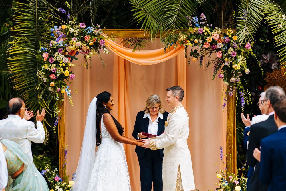 Wedding Ceremony at Sefton Park Palm House