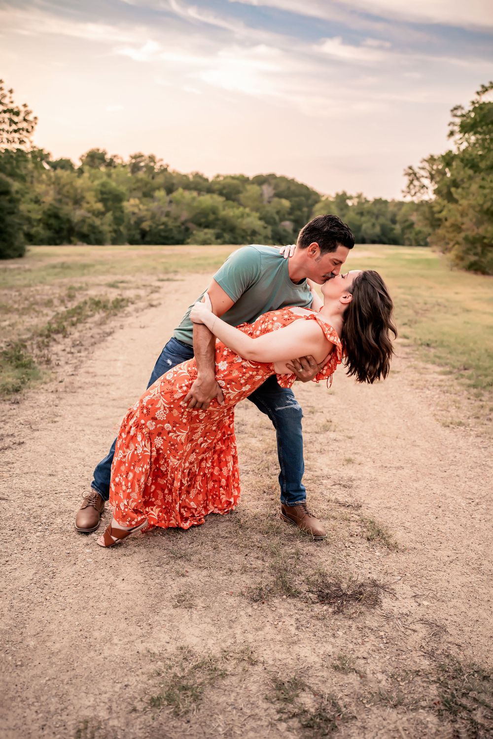 Couple North Richland Hills Park