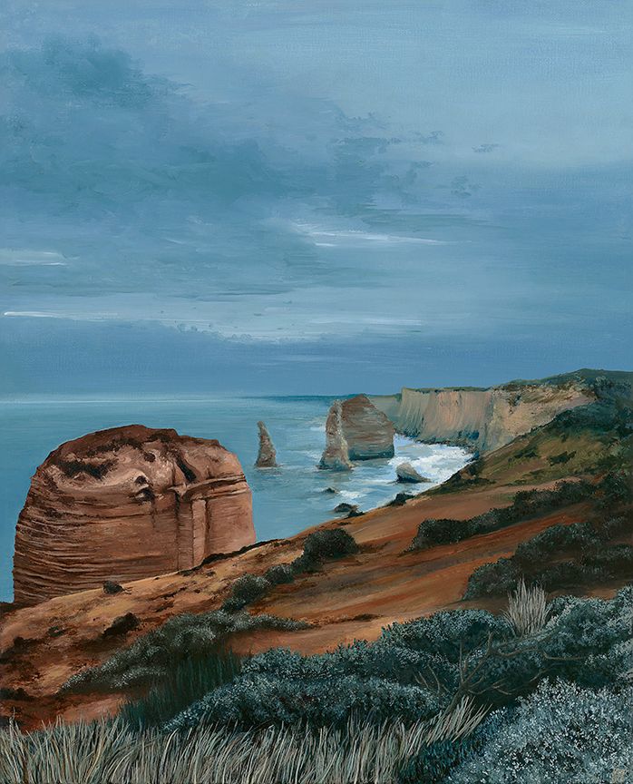 Oil painting: twelve apostles