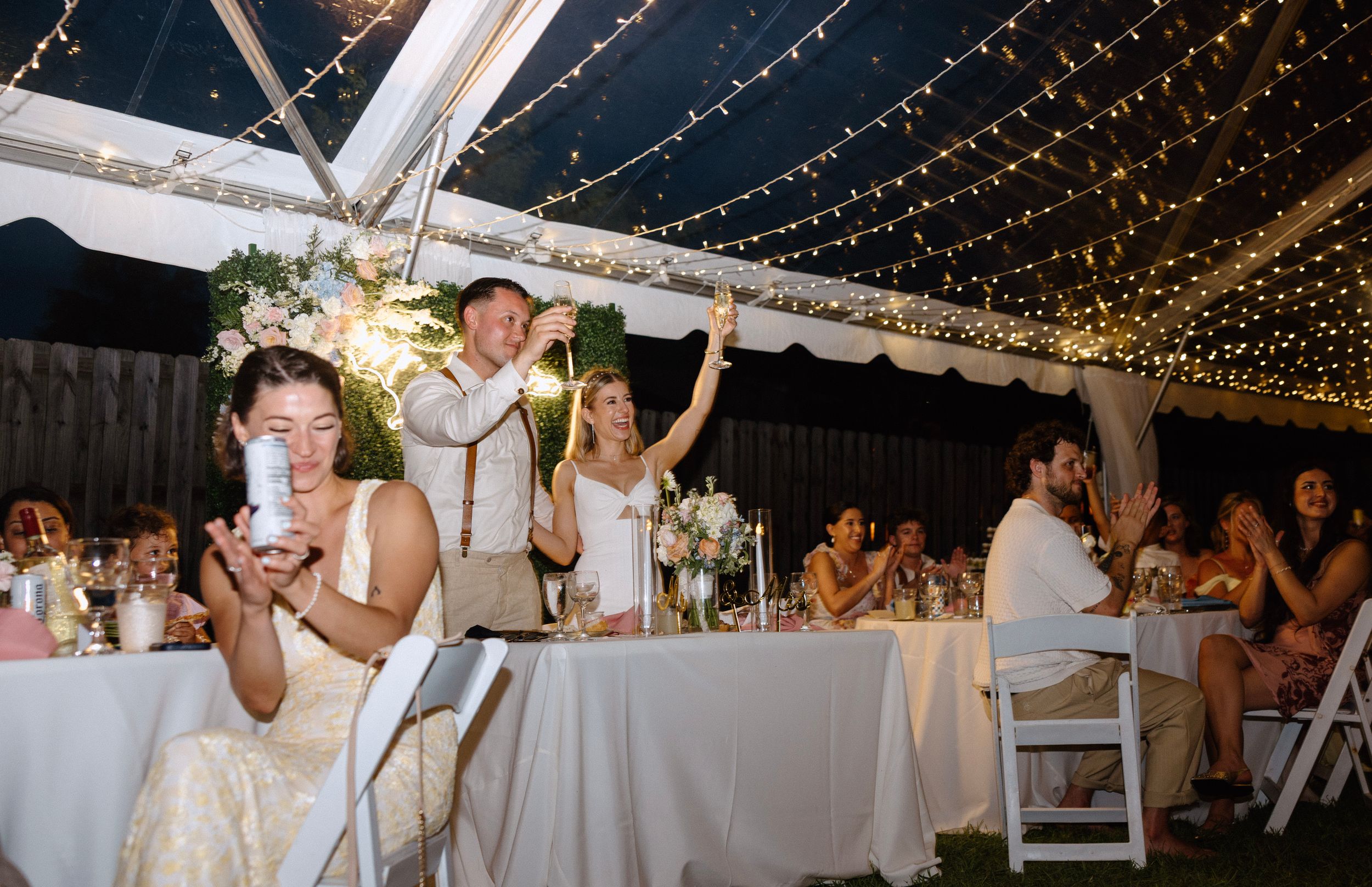 happy couple on wedding day vows on beach destin destination International wedding photographer