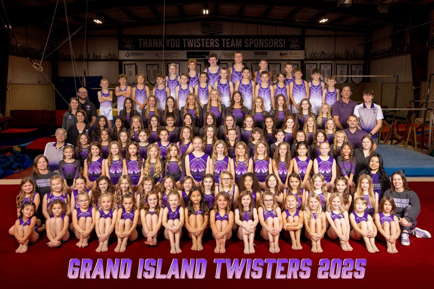 Gymnastics Team Photo