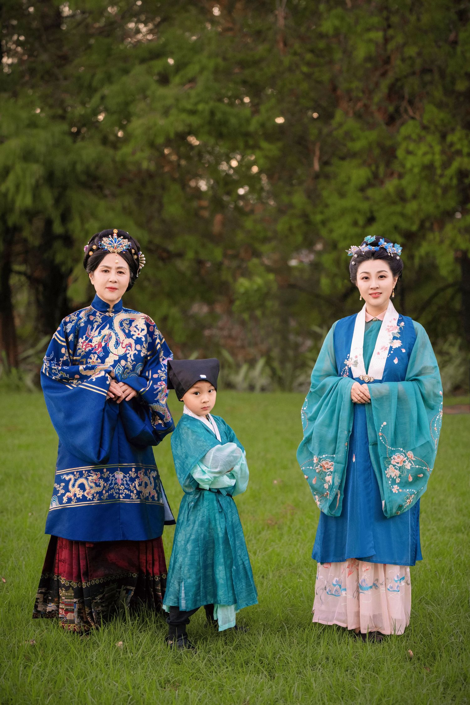 hanfu family photo auckland