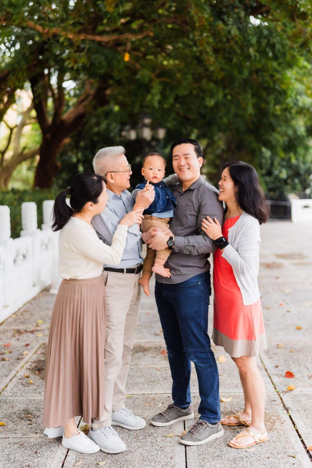 extended family at the National Palace Museum
