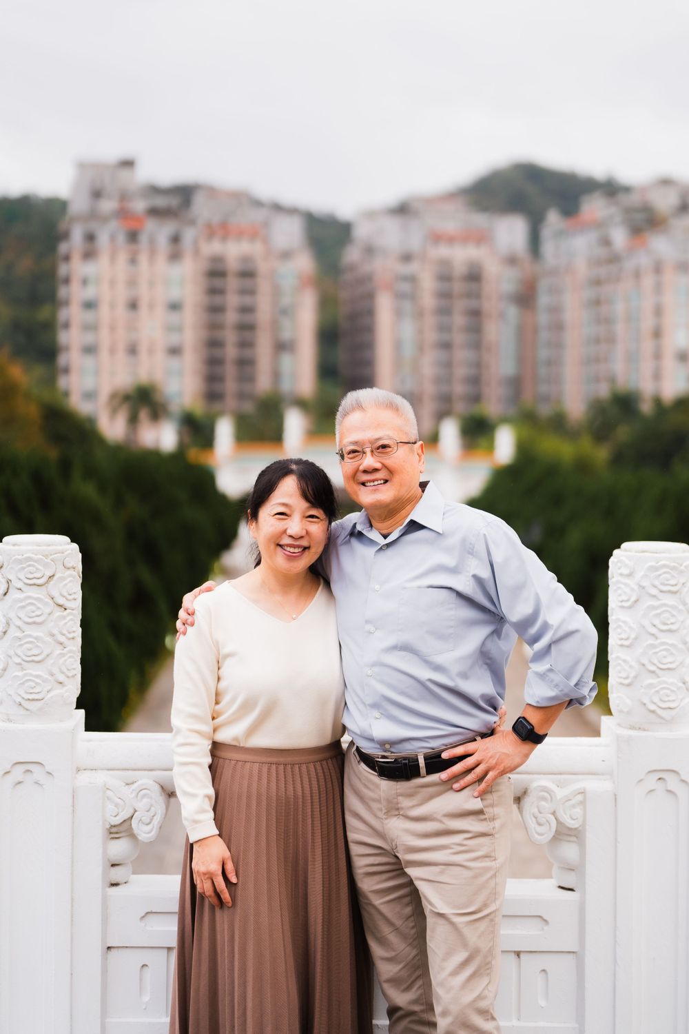 older married couple at the National Palace Museum