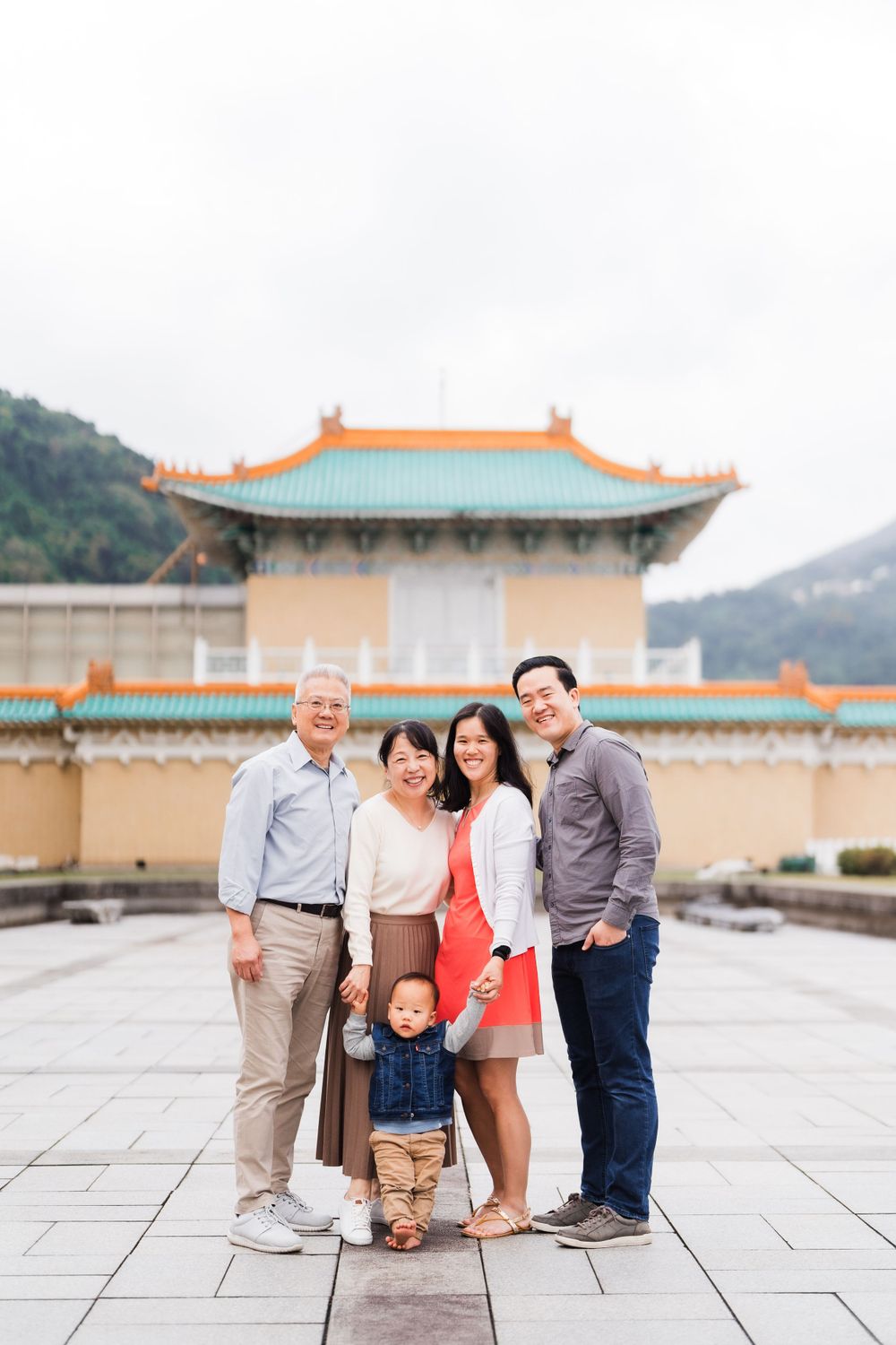 extended family in National Palace Museum