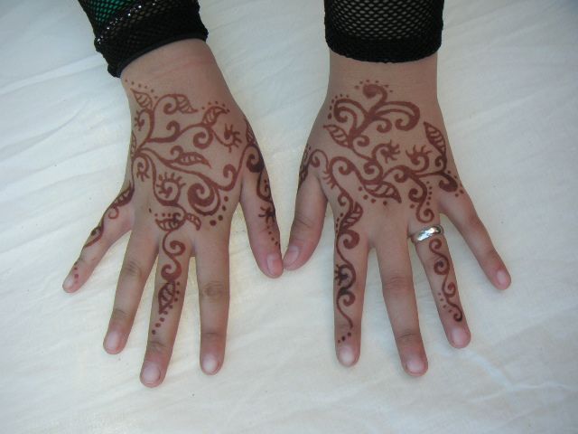 HENNA STAIN AFTER 3 DAYS