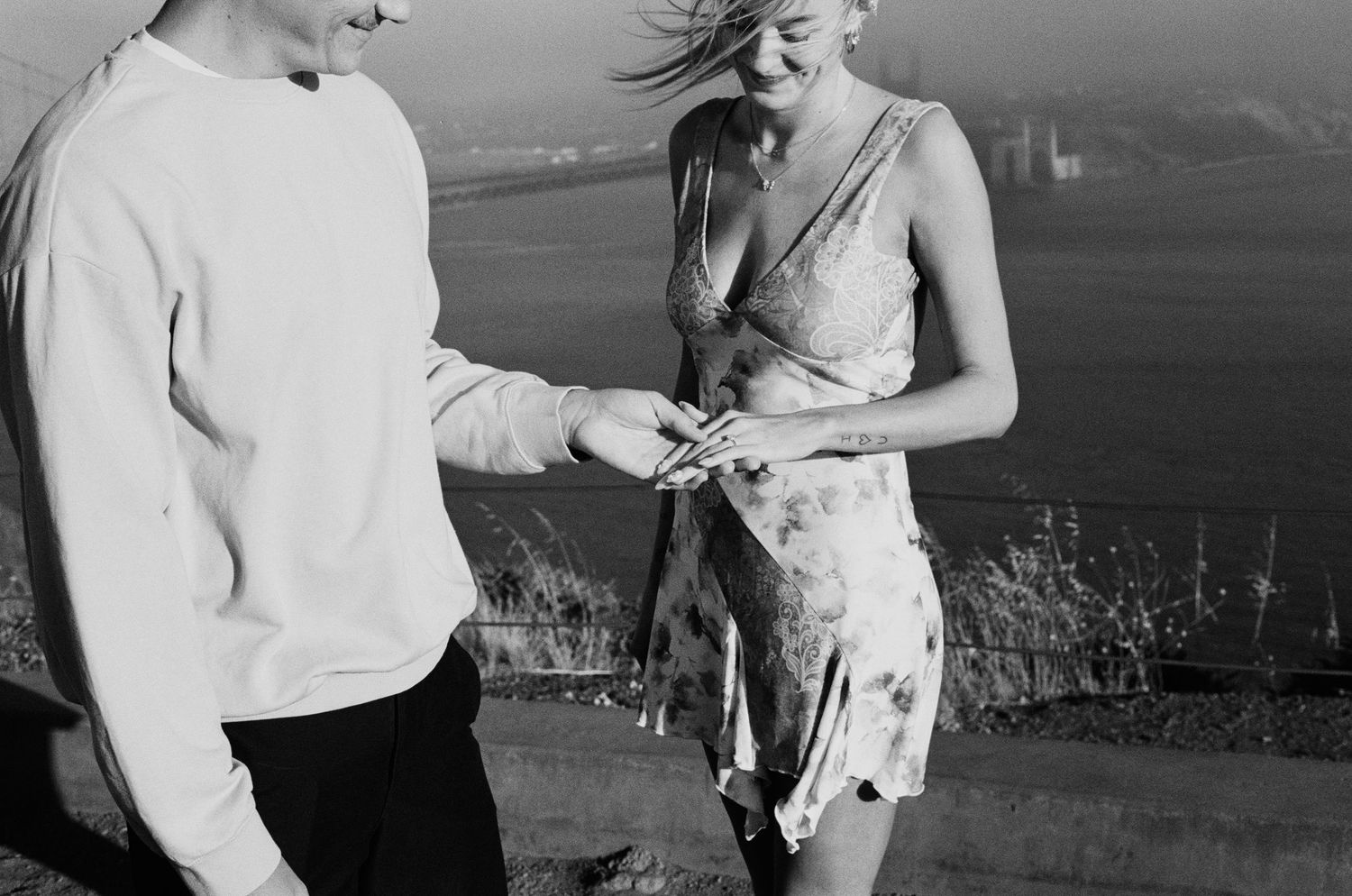 San Francisco engagement photographer natural light film