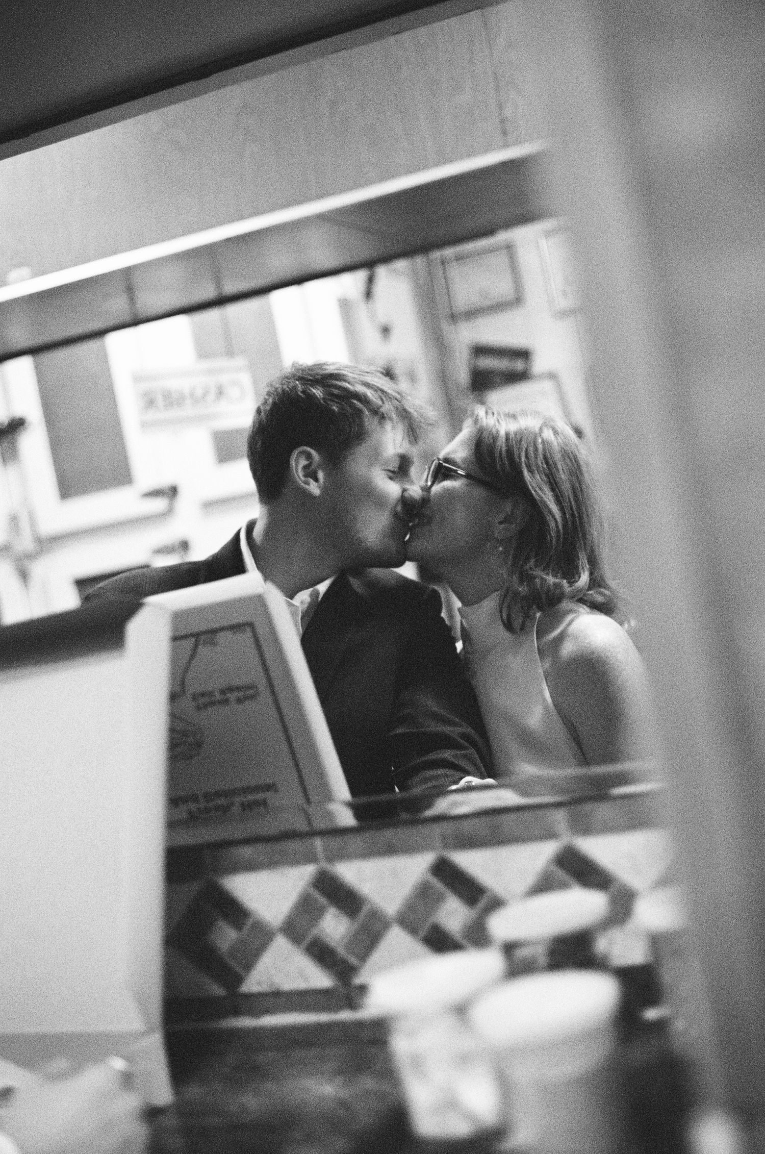 Luxury NYC elopement photographer creating timeless 35mm film wedding imagery for modern couples