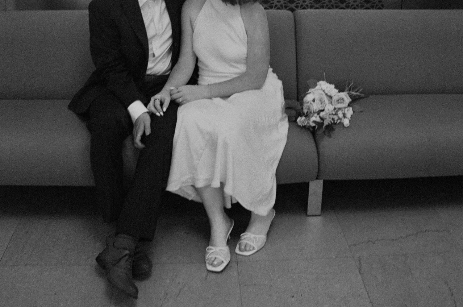 NYC City Clerk Office elopement photographer on 35mm film