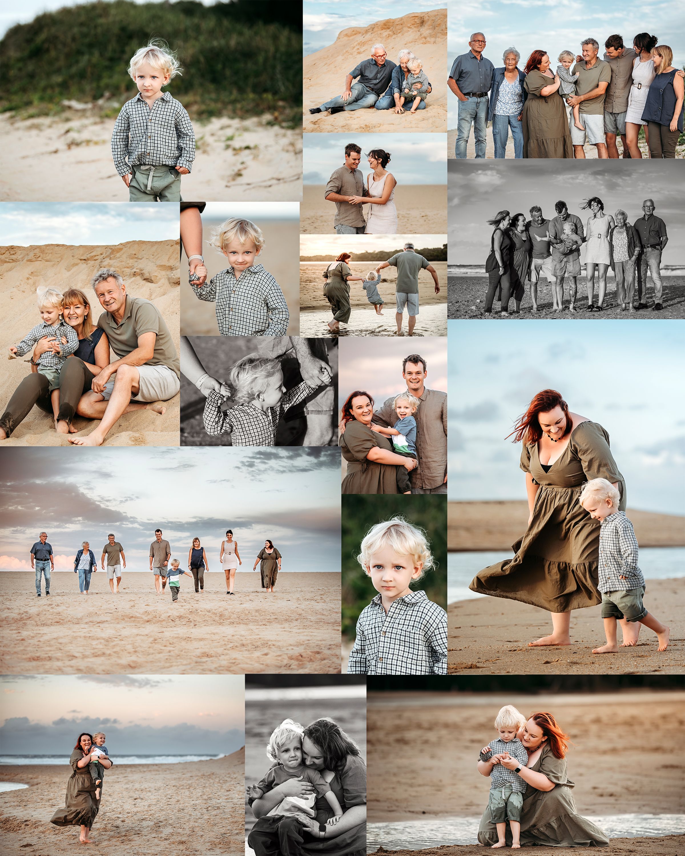 Extended family session Caloundra QLD