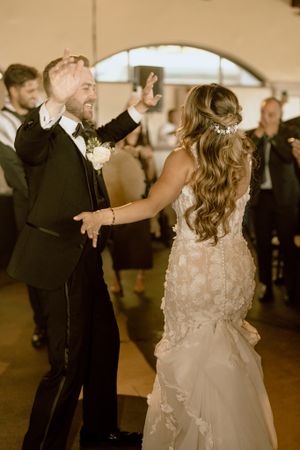bride and groom grand entrance