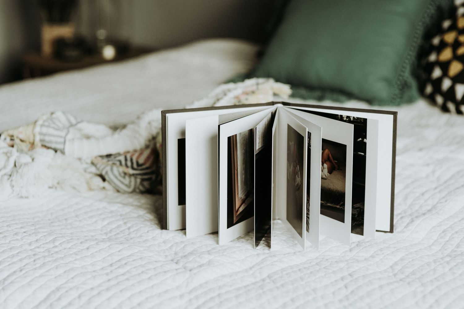 little black book example, black and white album photography, Boudoir photographer, MN boudoir photographer